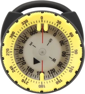 Diving Compass, 50M Underwater Luminous Magnetic Waterproof Pipe Clamp Dive Compass for Scuba Diving Water Sports Diving Adventures