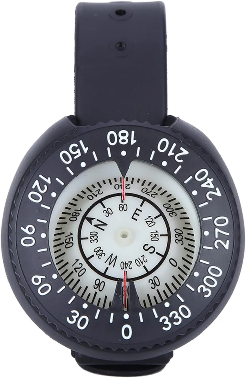 Diving Wrist Compass, Outdoor Plastic Waterproof Compass, Mini Diving Compass for Cam, Hiking, Traveling