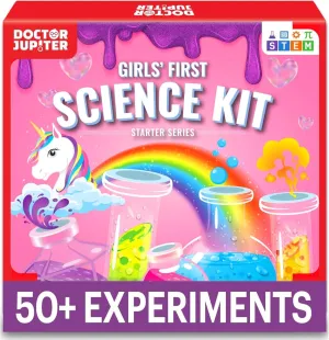 Doctor Jupiter Girls’ First Science Kit for Kids Ages 4-5-6-7-8-9-10-11-12 | Birthday Gift Ideas for 4  Year Old Girls | STEM Learning & Educational Toys | Preschool Learning Activities