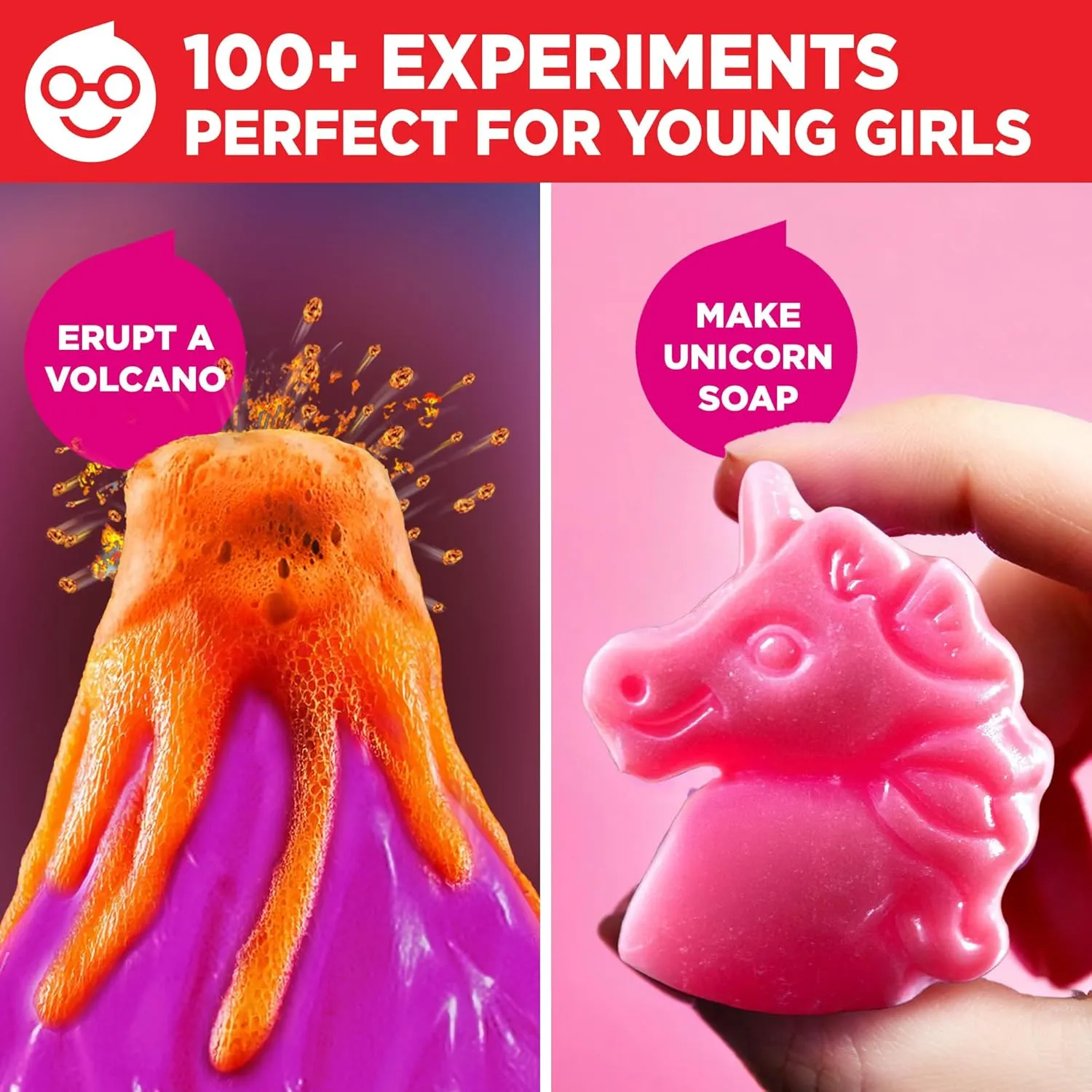 Doctor Jupiter My First Amazing Science Kit for Girls Ages 4  | Birthday Gift Ideas for 4-5-6-7-8-9-10-11-12 Year Old Girls | STEM Learning & Educational Toys | Advanced Science Experiment Series