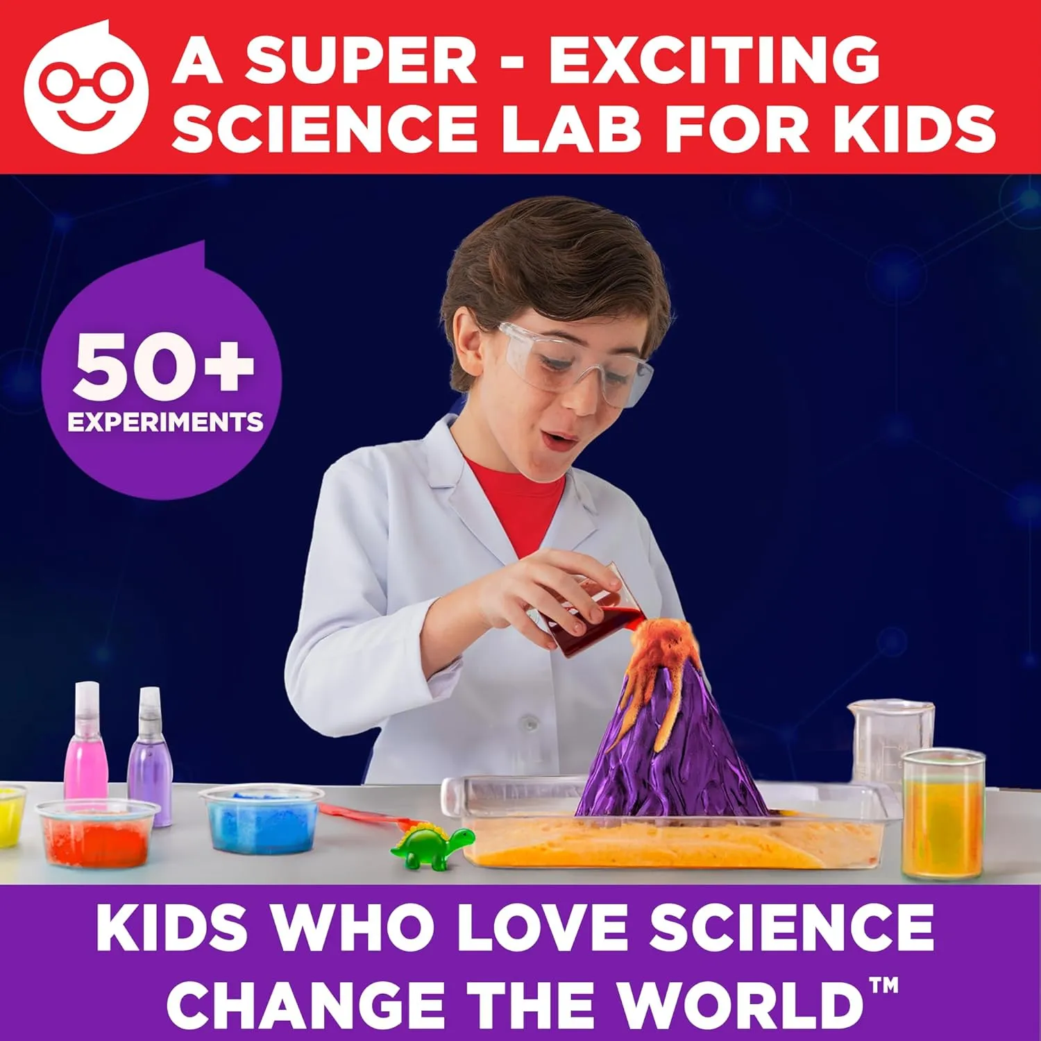 Doctor Jupiter Ultimate Science Kit for Kids Ages 8-12| Birthday Gift Ideas for 8-9-10-11-12 Year Old Boys & Girls| STEM Learning & Educational Toys| 50  Experiments & Projects