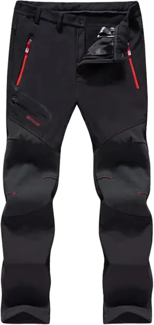 Donggu Outdoor Hiking Trousers for Men Lightweight Quick Dry Men's Fishing Pants with Zipper Pockets