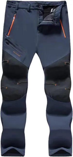 Donggu Outdoor Hiking Trousers for Men Lightweight Quick Dry Men's Fishing Pants with Zipper Pockets