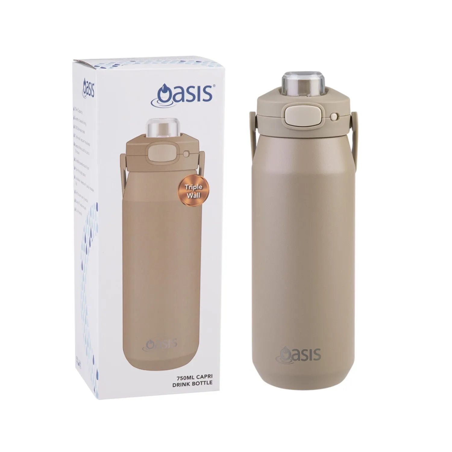 Drink Bottle Capri 750ml - Latte