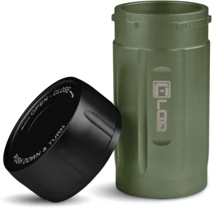 EDC120 Rugged Waterproof EDC Survival Tactical Storage Container, Zytel