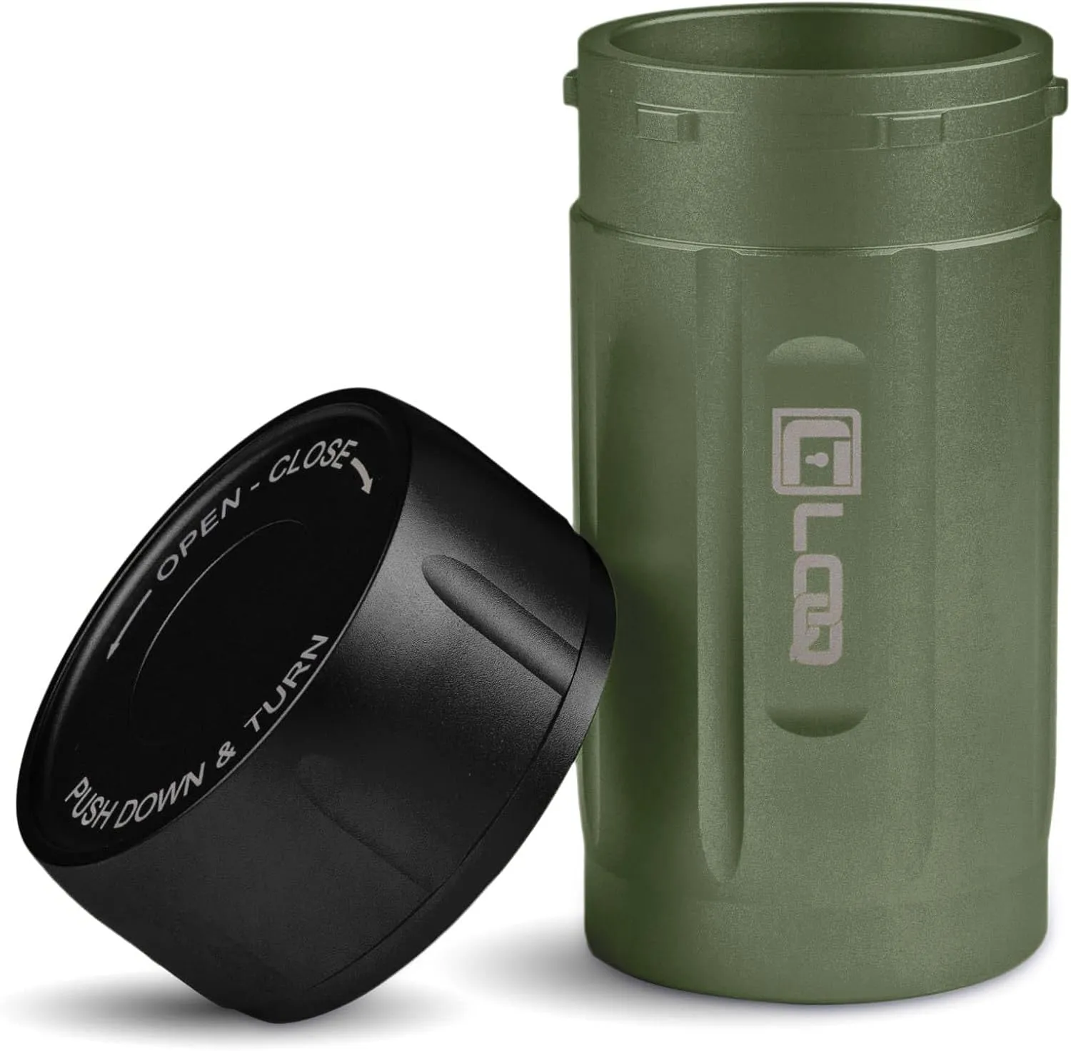 EDC120 Rugged Waterproof EDC Survival Tactical Storage Container, Zytel