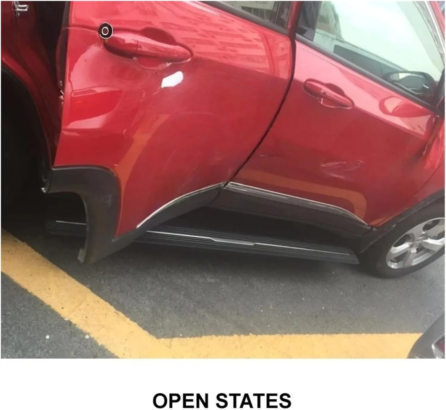 Electric Side Stesps Retractable Power Running Board Automatic Foldable Powersteps Compatible for Jeep Compass((2017-))