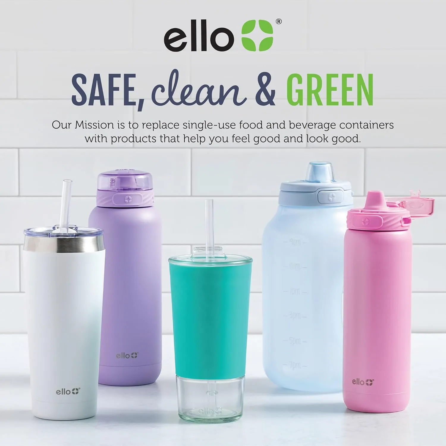 Ello Cooper Twist 18oz Kids Stainless Steel Water Bottle with Chug Lid | Leak Proof Double Walled and Vacuum Insulated | Fits Car Cupholder | Built in Carry Loop | Dishwasher Safe | Black