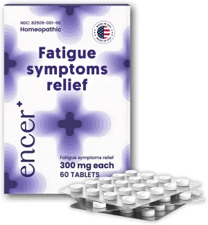 encer Homeopathic Medicine for Oncology Treatments-Natural Energy Boosters for Radiotherapy Patients - Fatigue, Focus & Vitality Supplement-Chemotherapy Must Haves for Women & Men - 1 Pack, 60 Count