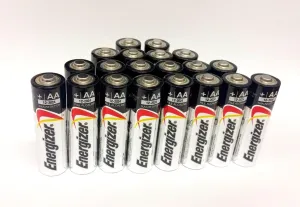 Energizer AA Max Alkaline E91 Batteries Made in USA - Expiration 12/2024 or later - 20 count