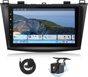 Eonon Car Stereo for Mazda 3 2010-2013, Octa Core 6 64GB,Wireless CarPlay &Android Auto Car Radio, 9" QLED HD Touchscreen Receiver, 4G LTE/Bluetooth/DSP Audio/SWC - M3BLX6S