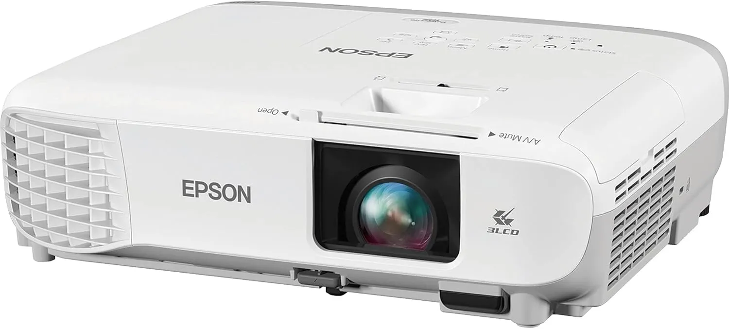 Epson PowerLite 107 LCD Projector - White, Gray