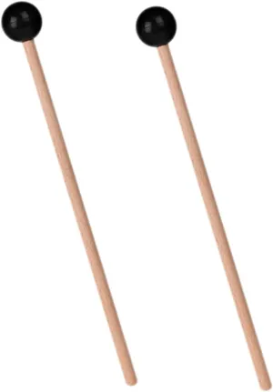 Ethereal Wood Drum Mallets Small Rubber Mallet for Tongue Drum Percussion Live Performance