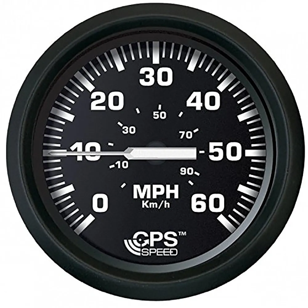 Faria Euro Black 4" Speedometer 60MPH (GPS) | 32816