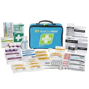 FastAid First Aid Comprehensive Vehicle First Aid Kit (Max)
