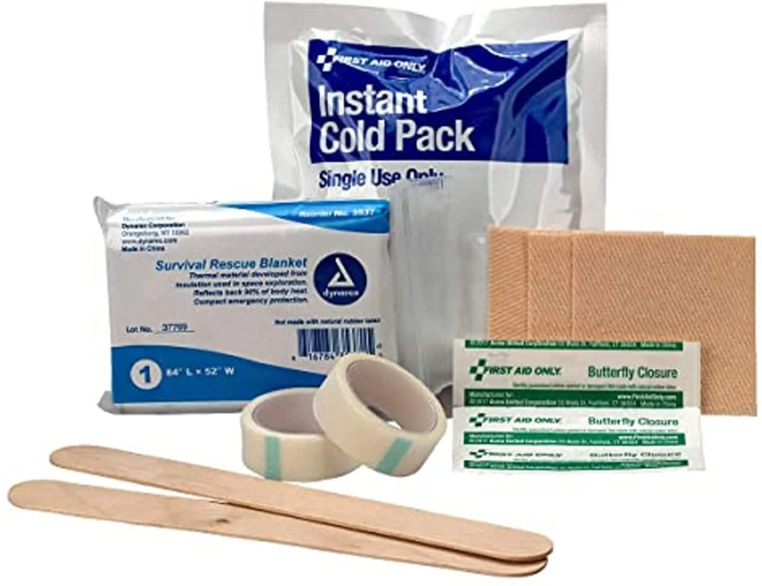 First Aid Only All-Purpose Essentials Soft-Sided First Aid Kit, Blue, 298 Pieces