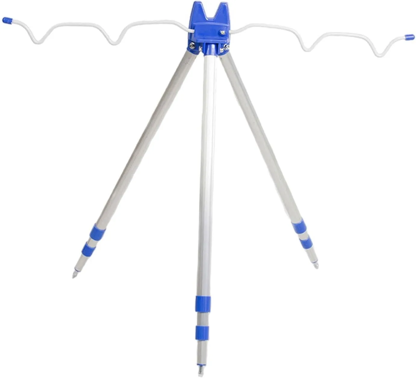 Fishing Rod Holder for Ground Fishing Support Stand Portable Sturdy Telescopic Folding Lightweight Sea Pole Bracket Rod Rack