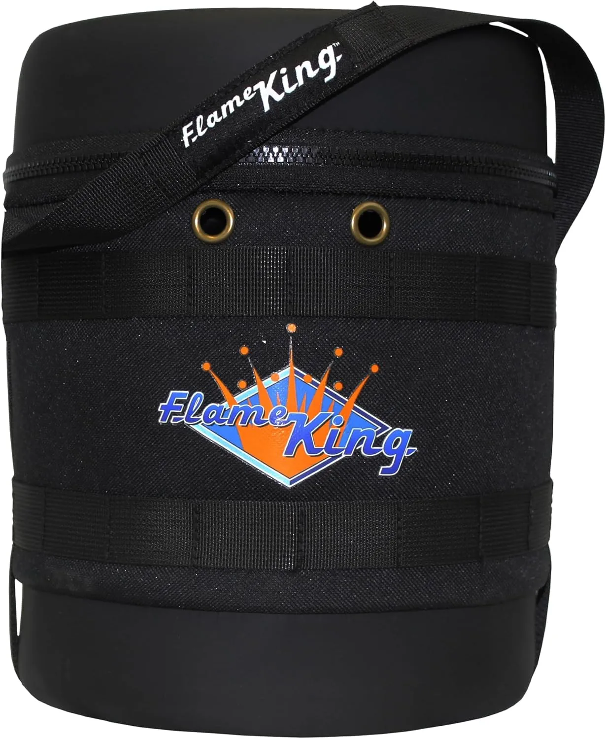 Flame King FK-GH-3LB Gas Hauler for 3LB Propane Tank-Insulated Protective Carry Case, Black