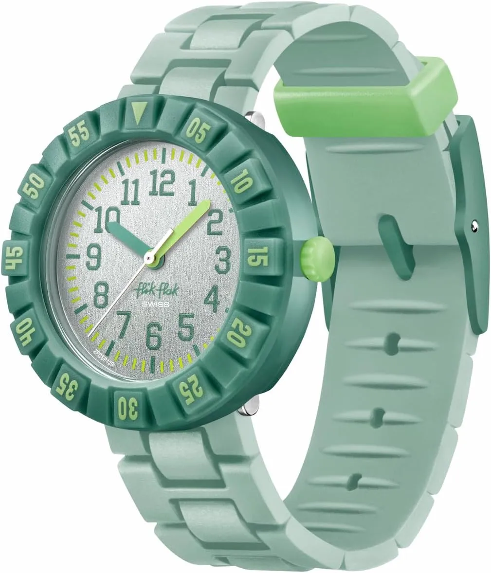 Flik Flak Unisex Kids Watch Casual Green Quartz GREENOLOGY
