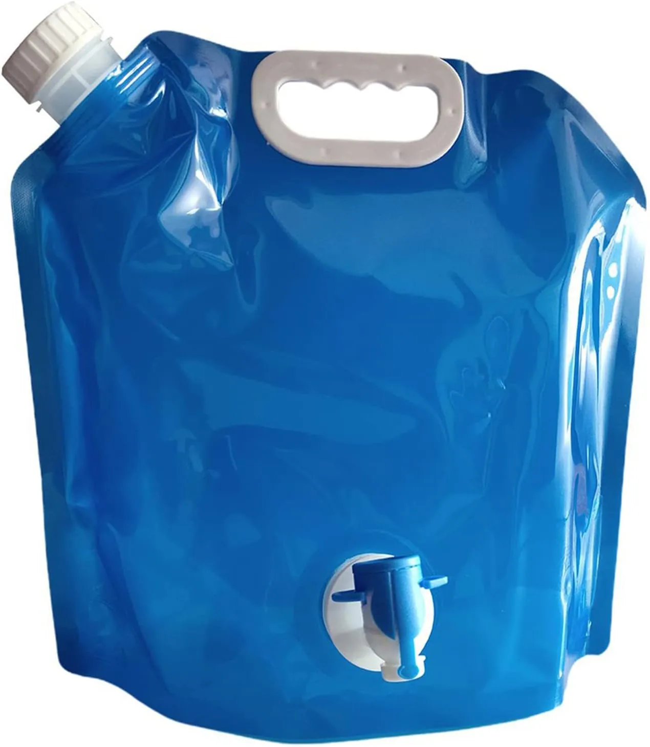 Folding Water Bag (BPA Free),Portable Plastic Water Containers,Suitable for Outdoor Camping, Picnic, Hiking,and Household Emergency Water Storage