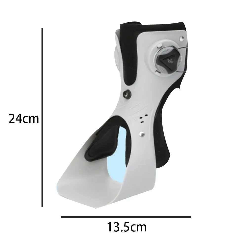 Foot Supports,Upgraded Medical Foot Up Ankle Foot Orthosis Support with Inflatable Airbag for Shoes Walking Foot Stabilizer Stroke Recovery Aid(L(The Left))