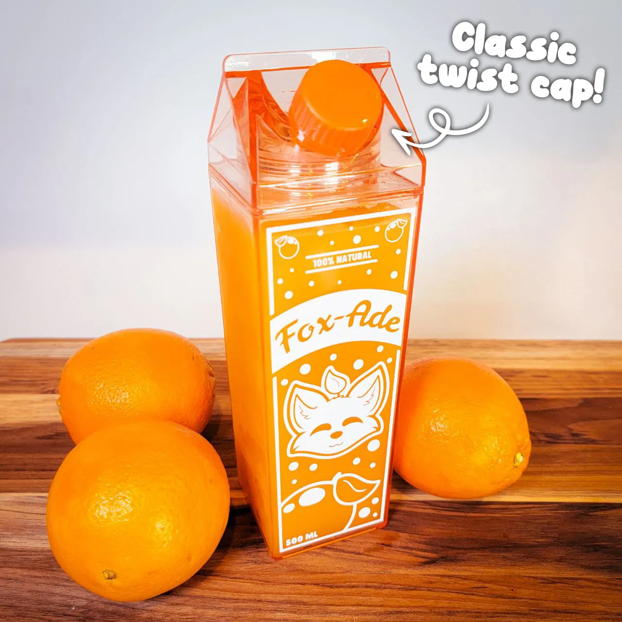 FOX-ADE CARTON WATER BOTTLE