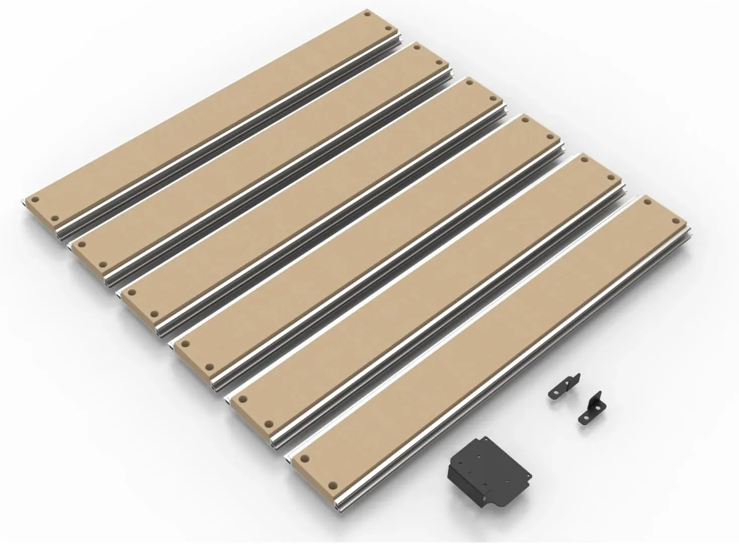FoxAlien T-slot Hybrid Spoilboard Work Table Upgrade Kit for Masuter Pro, Masuter 3 and Masuter 3S CNC Router Machine
