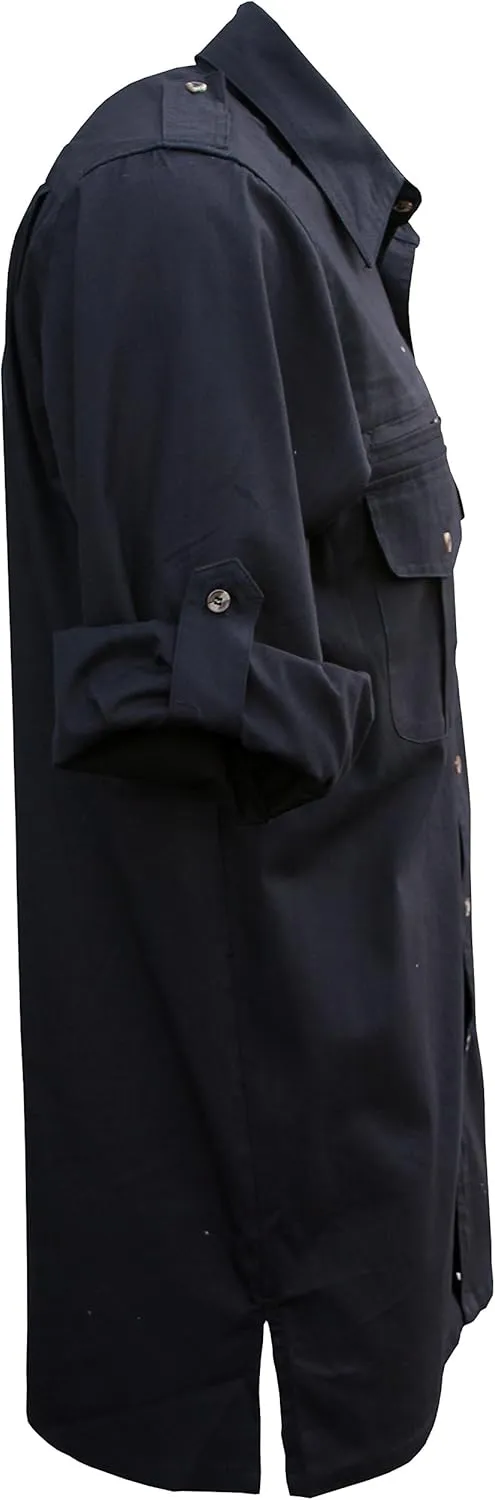 Foxfire Men's Long Sleeve Travel, Outdoor Hiking, or Safari Shirt for Travel, Action & Adventure, Regular & Tall, Cotton
