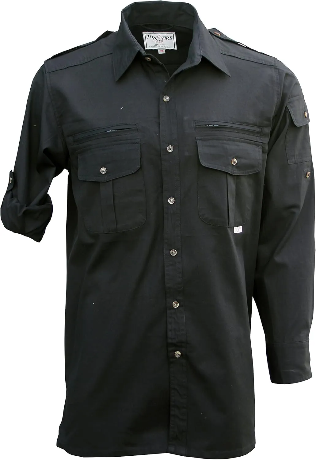 Foxfire Men's Long Sleeve Travel, Outdoor Hiking, or Safari Shirt for Travel, Action & Adventure, Regular & Tall, Cotton