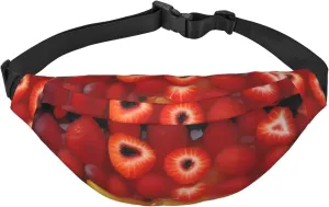 Fresh Fruit Men'S And Women'S Waist Pack, Crossbody Bag With Adjustable Belt For Running, Traveling, Sports, Hiking