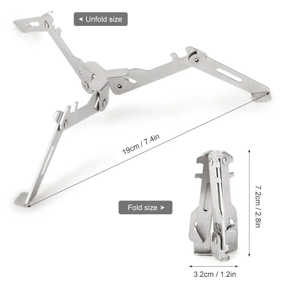 Fuel Canister Stand Foldable Cartridge Canister Tripod Camping Stove Accessories
