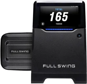 Full Swing KIT Golf Launch Monitor with 16 Data Points Powered by 5D Ai Machine Learning with Course GPS Overview for Real Time Ball Flight Including Carry Distance, Spin, Ball/Club Speed and More!
