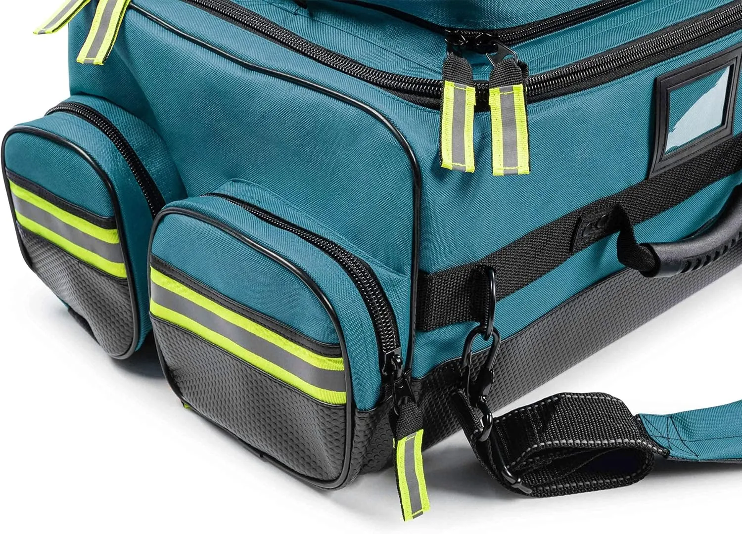 Fully-Stocked Premium First Responder Bag, HSA/FSA Approved, Large Pro EMT/EMS Trauma, Bleeding & Oxygen Medical Kit, CAT Tourniquet, HyFin Chest Seal & 250  First Aid Supplies