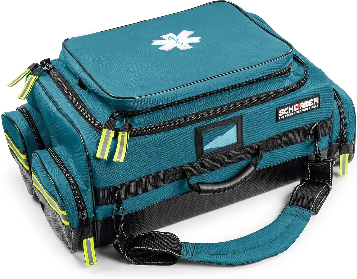 Fully-Stocked Premium First Responder Bag, HSA/FSA Approved, Large Pro EMT/EMS Trauma, Bleeding & Oxygen Medical Kit, CAT Tourniquet, HyFin Chest Seal & 250  First Aid Supplies