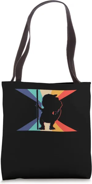 Funny Pole Dancer Dino | Pole Dancing Fitness | Pole Dance Tote Bag
