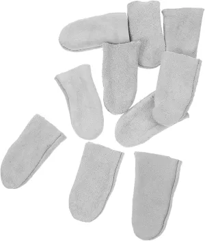 Gadpiparty Sewing Crafting Aid 10 Pack of Cowhide Finger Protectors Heat Proof Cut-Proof Non-Slip Comfortable for Fingers