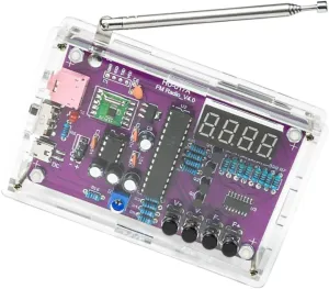 GANAZONO 1Set DIY Radio Kit with LCD Display Complete Soldering Project for Beginners Includes All Components for Electronic Projects for DIY Enthusiasts and Educational Use