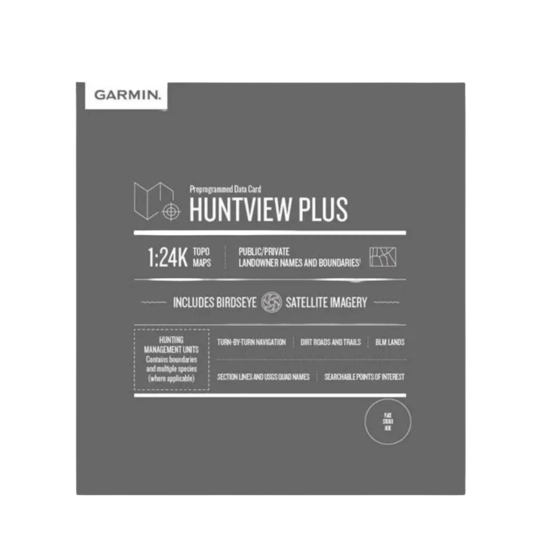 Garmin Huntview Plus Map card 1:24