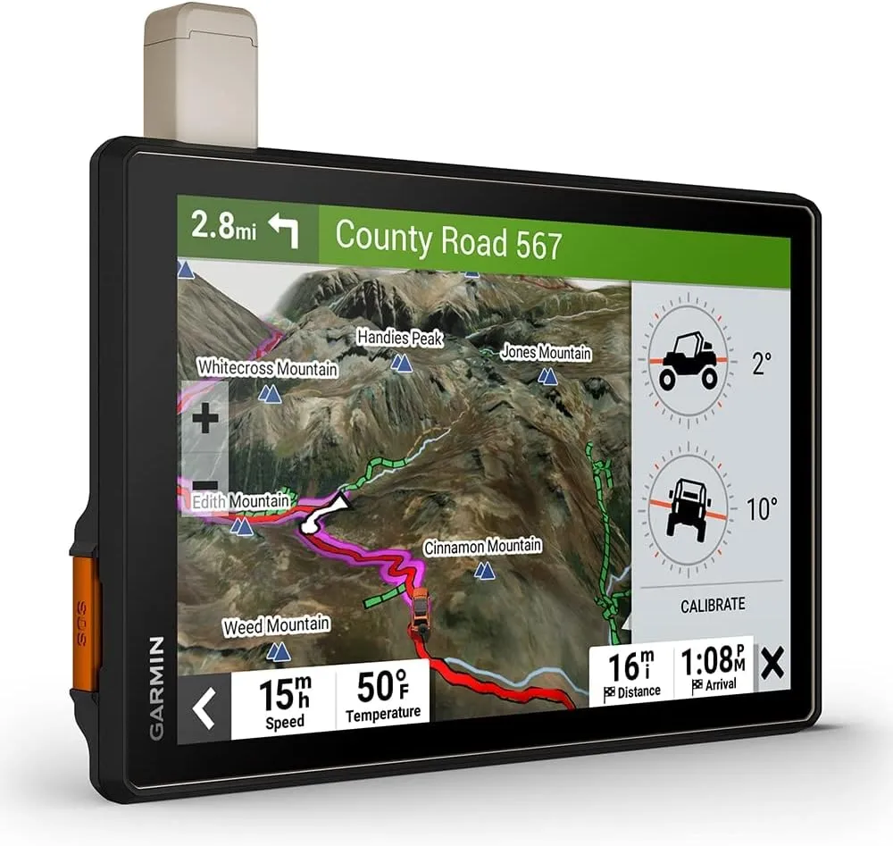 Garmin Tread XL Overland 10” Powersport Navigator Bundle - High-Performance Off-Road GPS ATV Navigator, Touchscreen Display - Includes PlayBetter 5000mAh Portable Charger