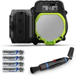 Garmin Xero A1i Bow Sight Auto-ranging Digital Sight with Dual-Color LED Pins with Wearable4U Bundle