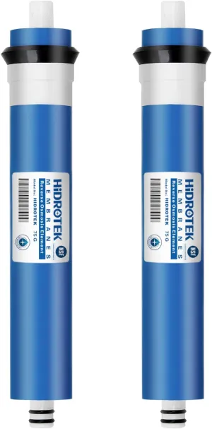 Geekpure Reverse Osmosis RO Membrane 75 GPD -NSF Certificated-Water Filter Replacement-Pack 2