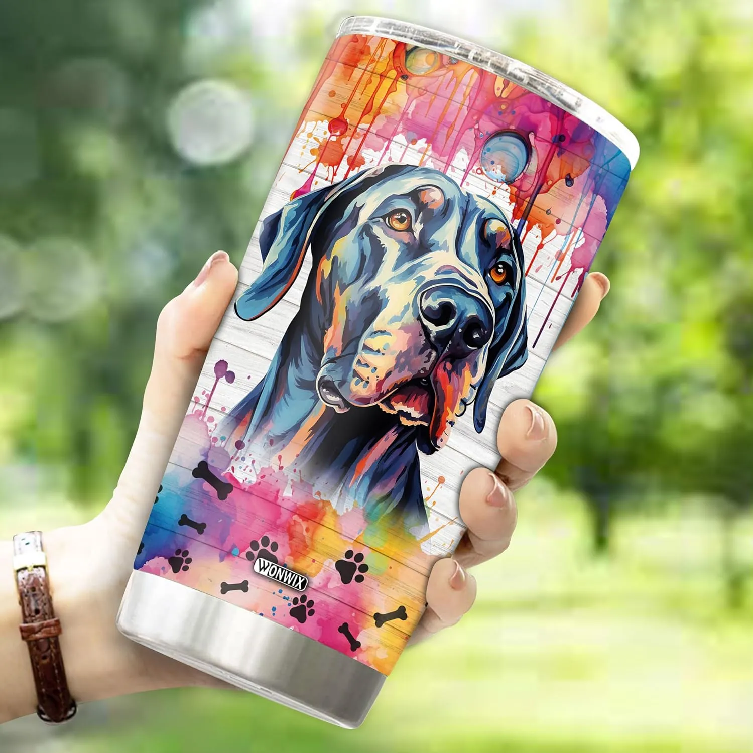 Gifts for Great Dane Lovers Birthday Christmas Thanksgiving Easter Gift Ideas for Dog Mom Dad Owners Thermos Tumbler Travel Cup Coffee Mug Water Bottle 20 Oz Stainless Steel Thermos