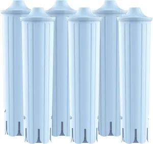 GLACIER FRESH Replacement Filter, Replacement for Jura® Clearyl/Claris Blue Capresso® Clearyl Coffee Machine Water Filter, Pack of 6