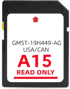 GM5T-19H449-AJ 2024 Latest A15 Sync Navigation SD Card Fits Ford/Lincoln USA Canada Maps, Updated 2024 GPS Card