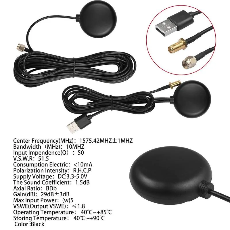 GPS Antenna For Car Stereo Waterproof Antenna Booster Signal Amplifier Universal GPS Antenna For Men Driving Tool For Correct