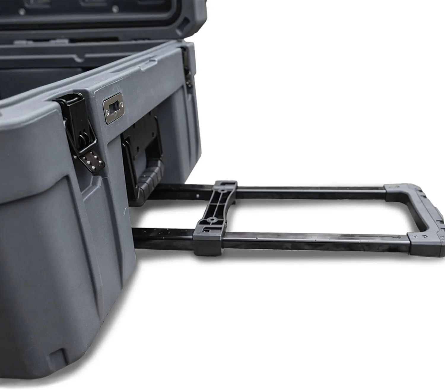 Gray Overland Gear Box - Roof Rack Mountable, Portable, Lockable Storage Box for Camping or Recovery Gear (132 L)