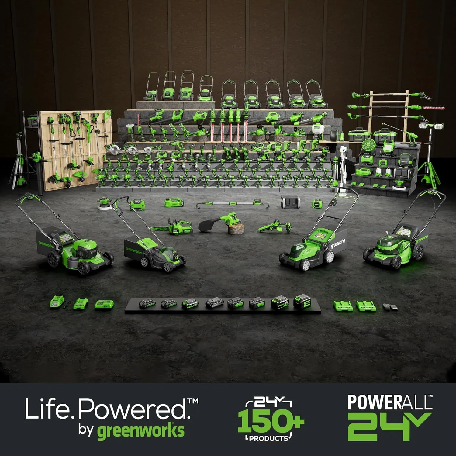 Greenworks 24V Cordless Brushless 1/2" Drill Driver (Metal Chuck /800 in.-lbs. /21 Clutch Position/LED Light), Tool Only
