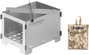 Grill Burners Charcoal Grill Picnic Grill Camping Stove Barbecue Grill Stainless Steel BBQ Stove Outdoor Hiking Foldable Camping Stove (Color : Stove B, Size : Medium)
