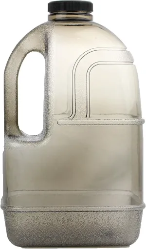 H8O® 1 Gallon Square BPA Free Water Bottle with 48mm Cap & Built-in Handle