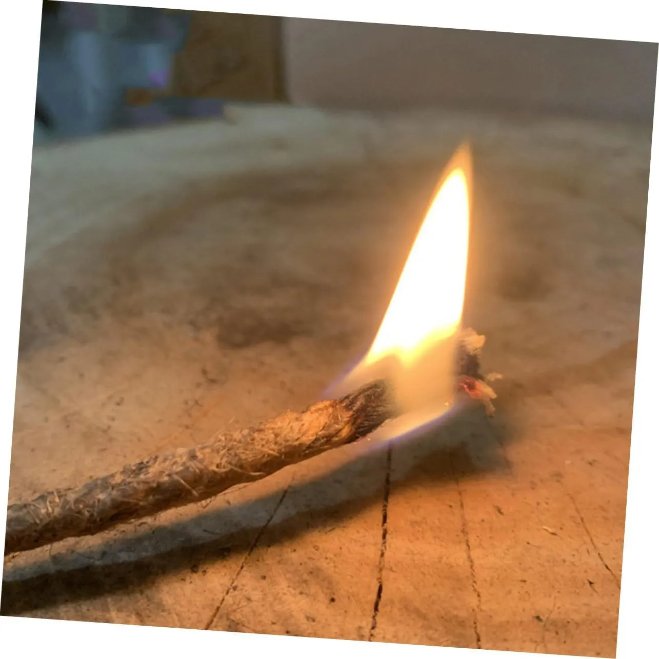 HANABASS Kindling Wax Rope Gadgets Survival Fire Emergency Stove Torch Wax Fire Rope Outdoor Jute Survival Gear